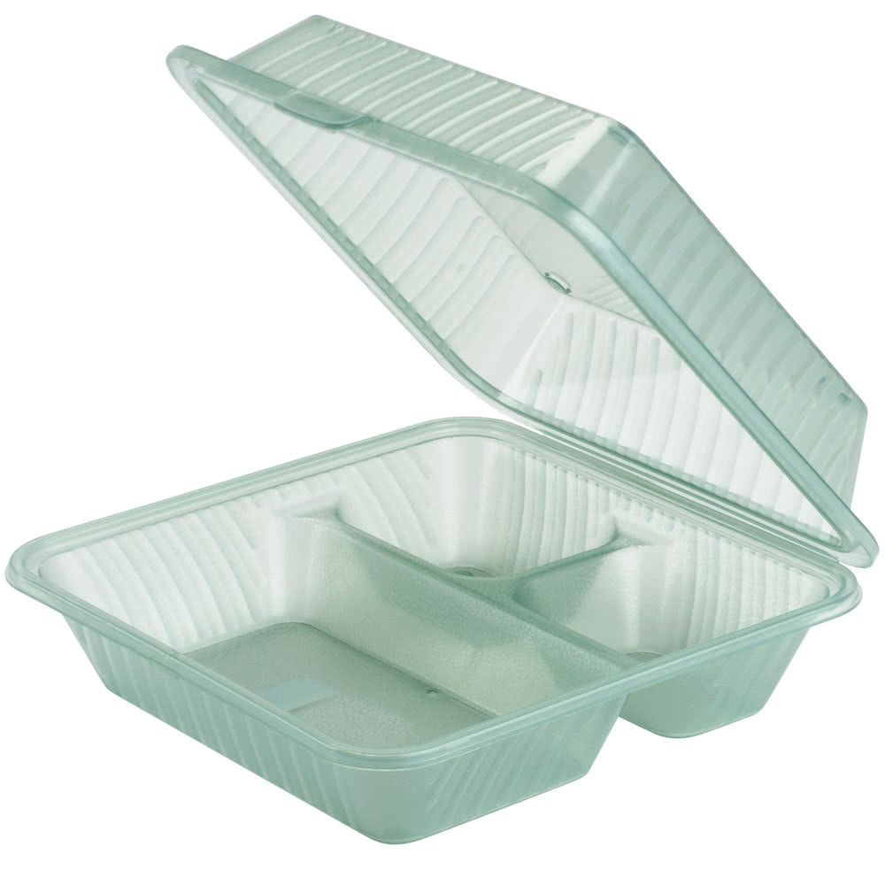 Open reusable to-go box